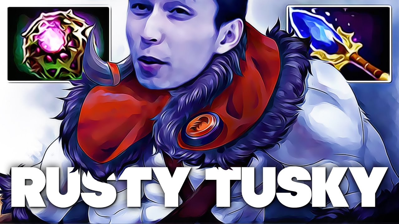 RUSTY TUSKIE TRAINING FOR RANKED (SingSing Dota 2 Highlights #2014)