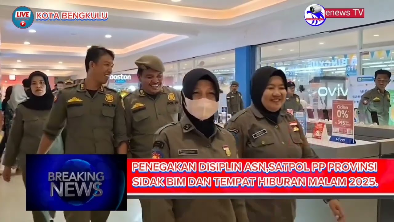PENEGAKAN DISIPLIN ASN,SATPOL PP PROVINSI SIDAK BIM DAN TEMPAT HIBURAN MALAM 2025.