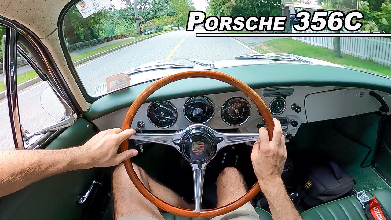 Porsche 356C Coupe 1964 года — классический немецкий опыт вождения (бинауральное аудио с камеры н...