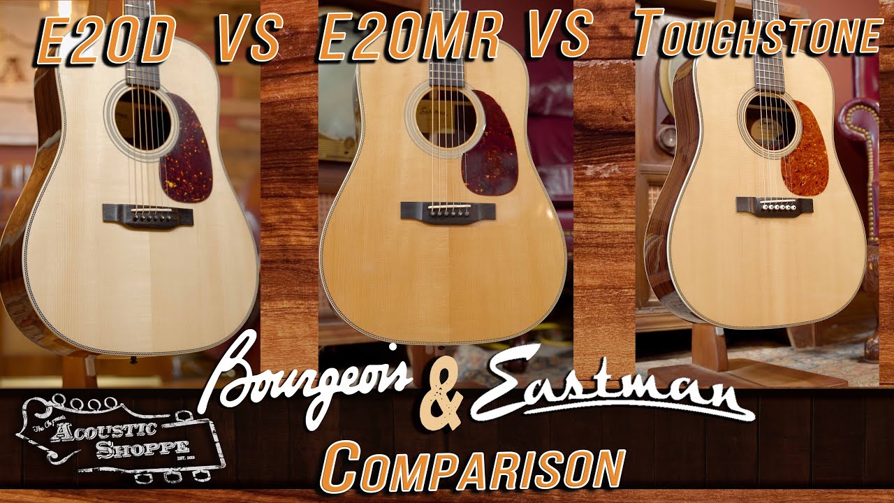 Eastman E20D против E20D-MR-TC против Bourgeois Touchstone | Слепое сравнение