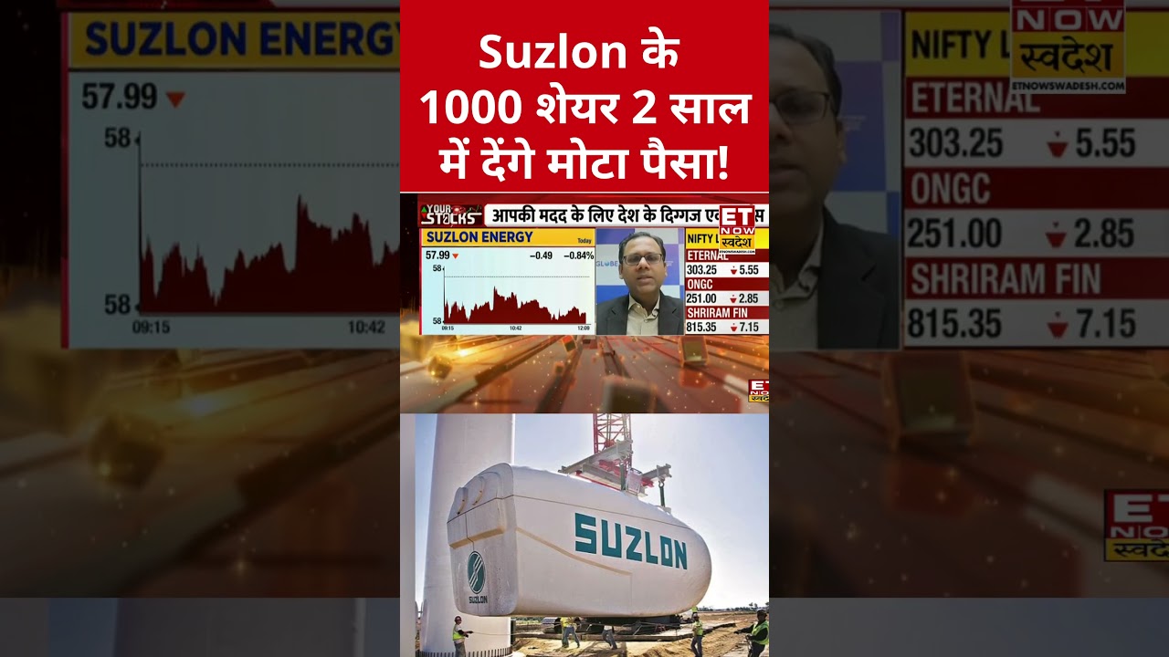 Suzlon Energy के शेयर से 2 साल में कितना होगा मुनाफा! #suzlonenergyshare #suzlonenergy #suzlon