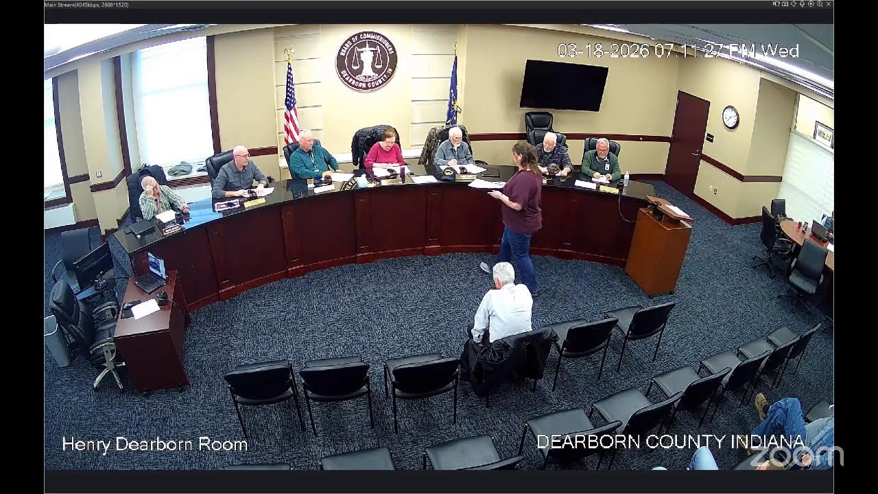 Dearborn County's Zoom Meeting