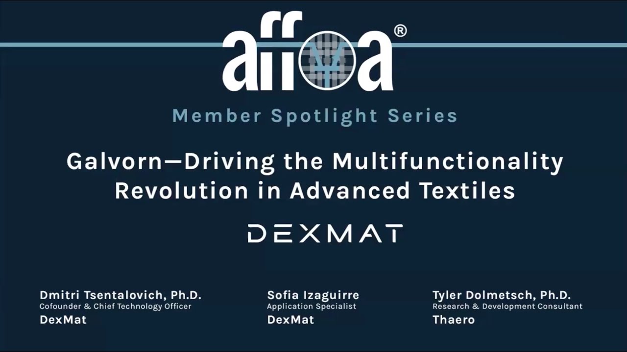 Galvorn—Driving the Multifunctionality Revolution in Advanced Textiles