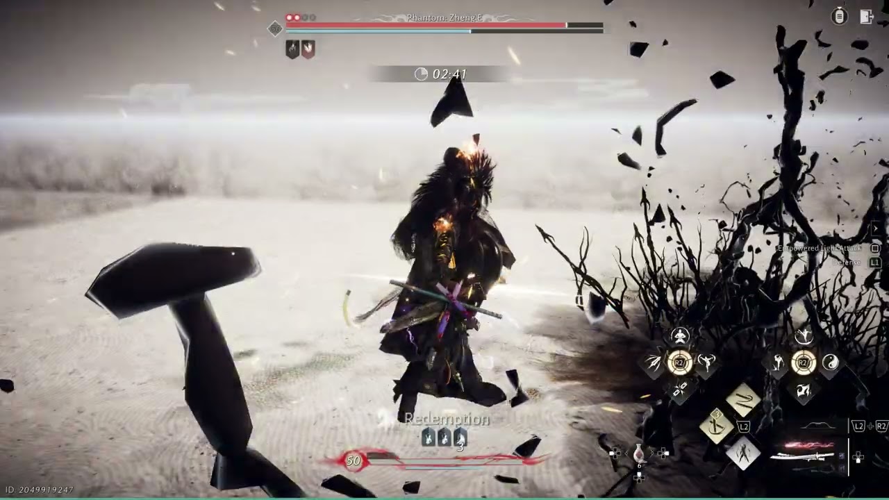 [Where Winds Meet] Gambit Beneath the Shimmer (Abyss Trial / No Damage / Dual Blade x Rope Dart)
