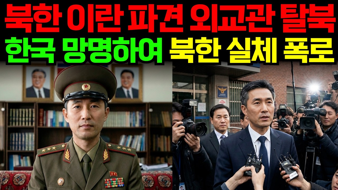 이란파견된 북한 외교관. 한국망명후 밝힌 충격적인 북한의 실체