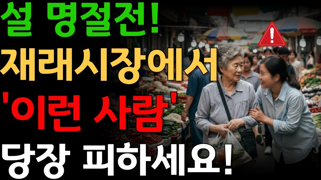 설 명절 앞두고 시장 가기 전 꼭 시청하세요! 어르신들 위험합니다! ｜필수시청｜노후정보｜범죄피해