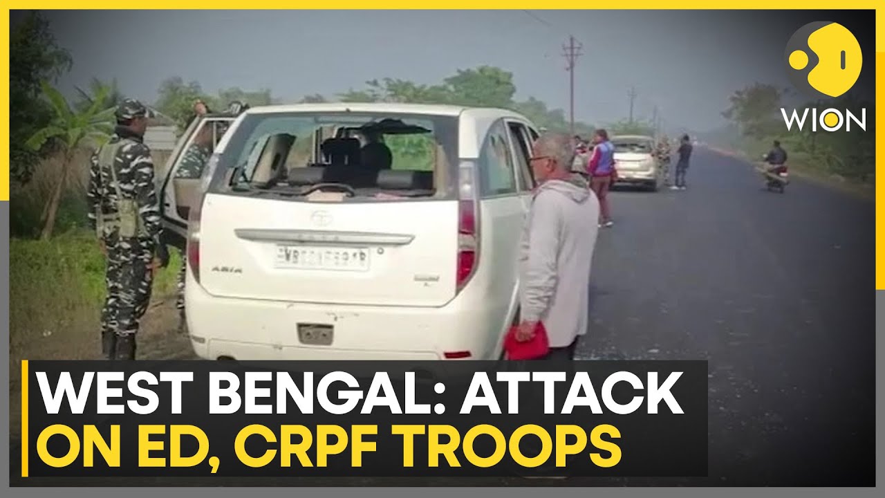 ED team and CRPF troops attacked during a raid in West Bengal | Latest English News | WION