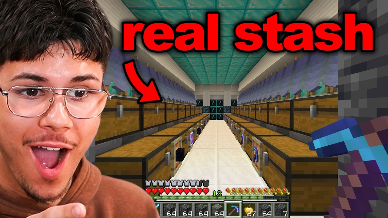 Finding a Stash on Donut SMP