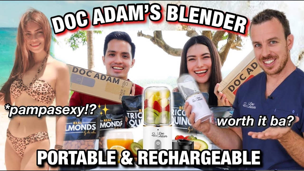 @DrAdamSmith's PORTABLE & RECHARGEABLE BLENDER + MGA PAMPASEXY! WORTH IT BA!?✨ | Tinmay Arcenas ❤️