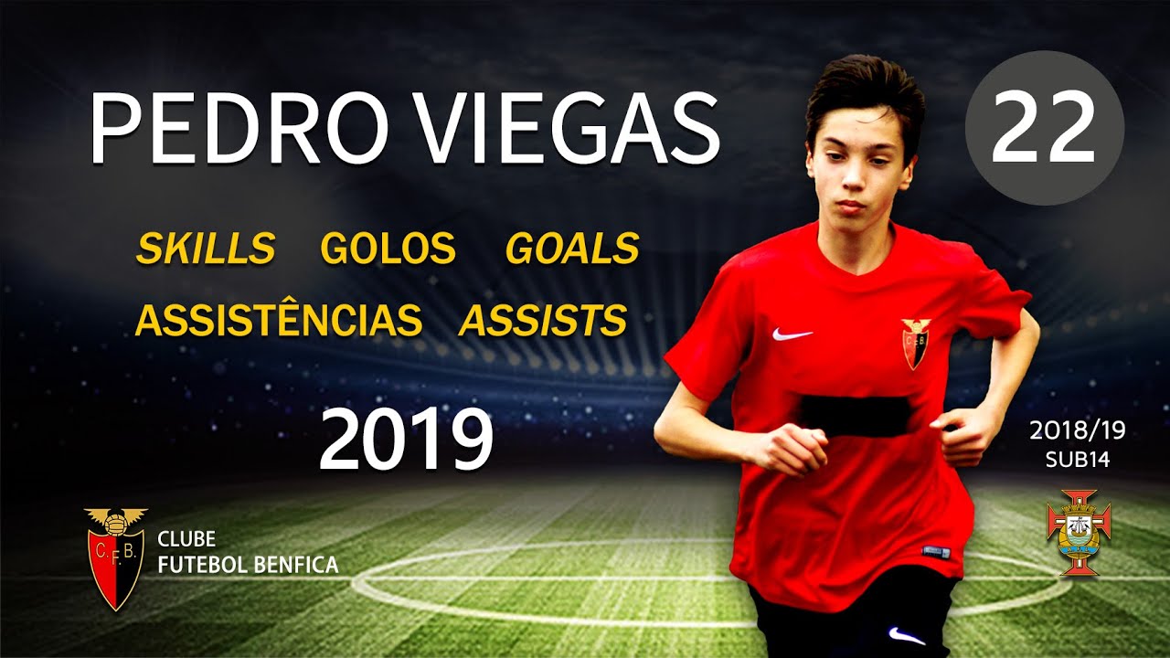 PEDRO VIEGAS 2018/2019 ● Golos Assistências Skills ● Futebol Benfica SUB-14