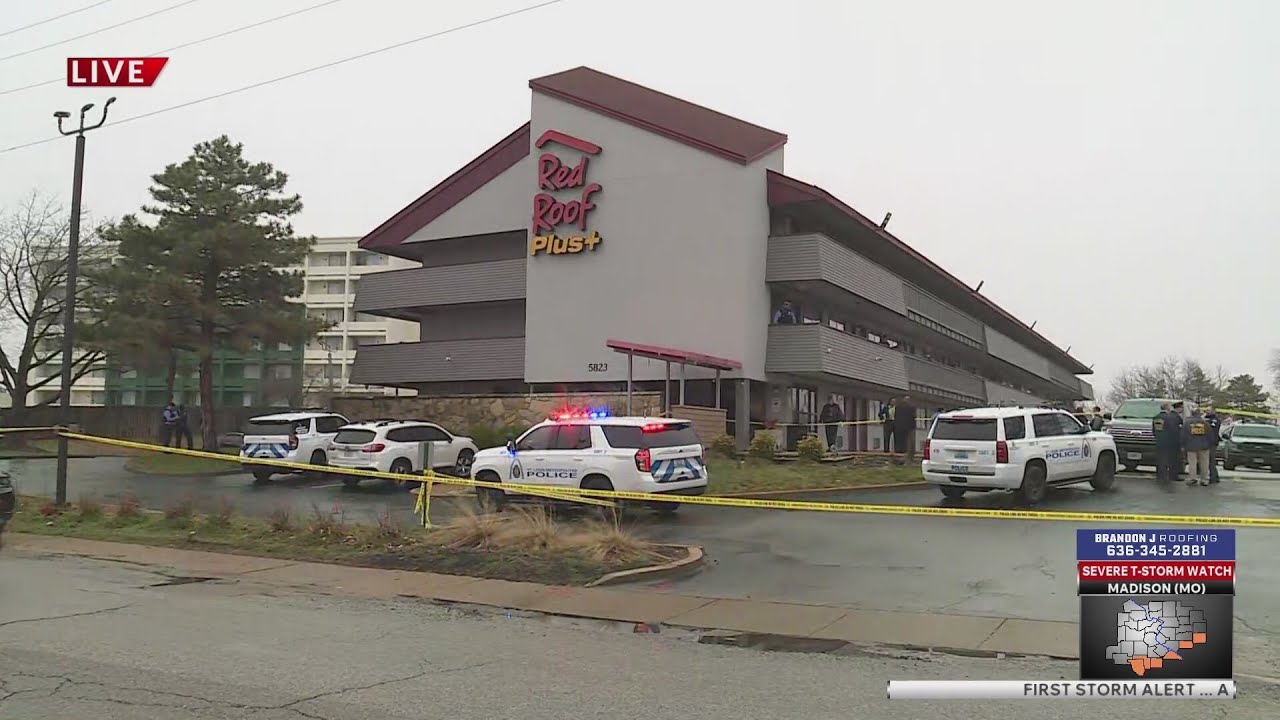 Heavy police activity at hotel in south St. Louis