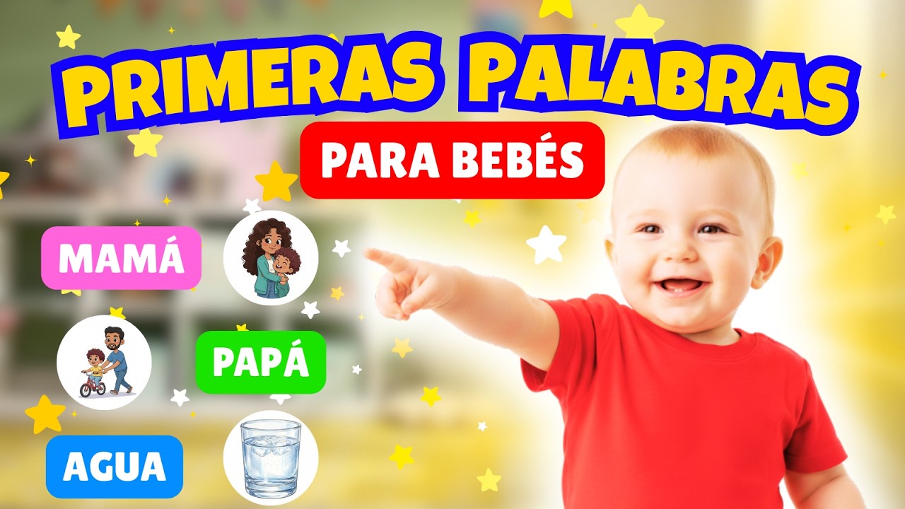 Primeras palabras 👶 Vocabulario básico en español para niños 🗣️