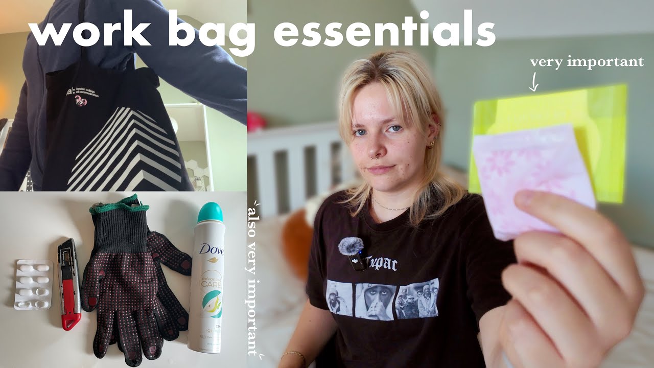 what's in my *work* bag 