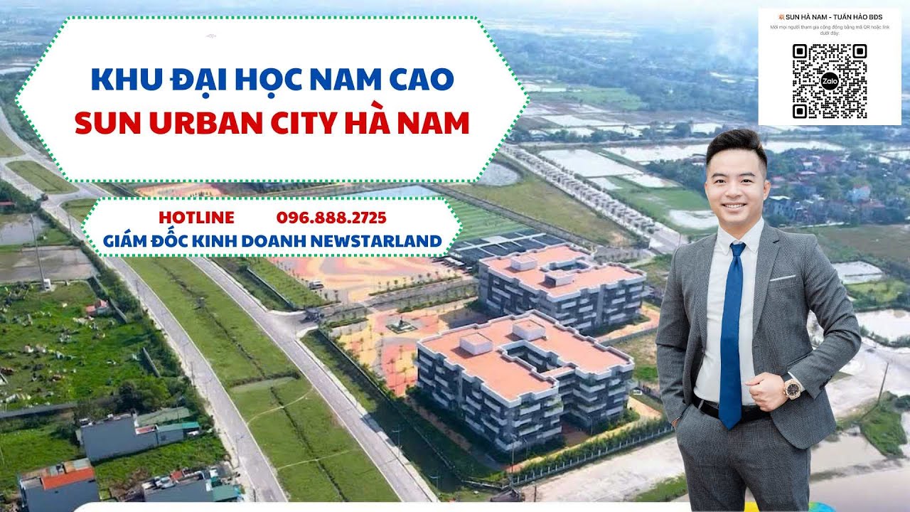 KHU ĐẠI HỌC NAM CAO SUN URBAN CITY HÀ NAM TUẤN HẢO BĐS