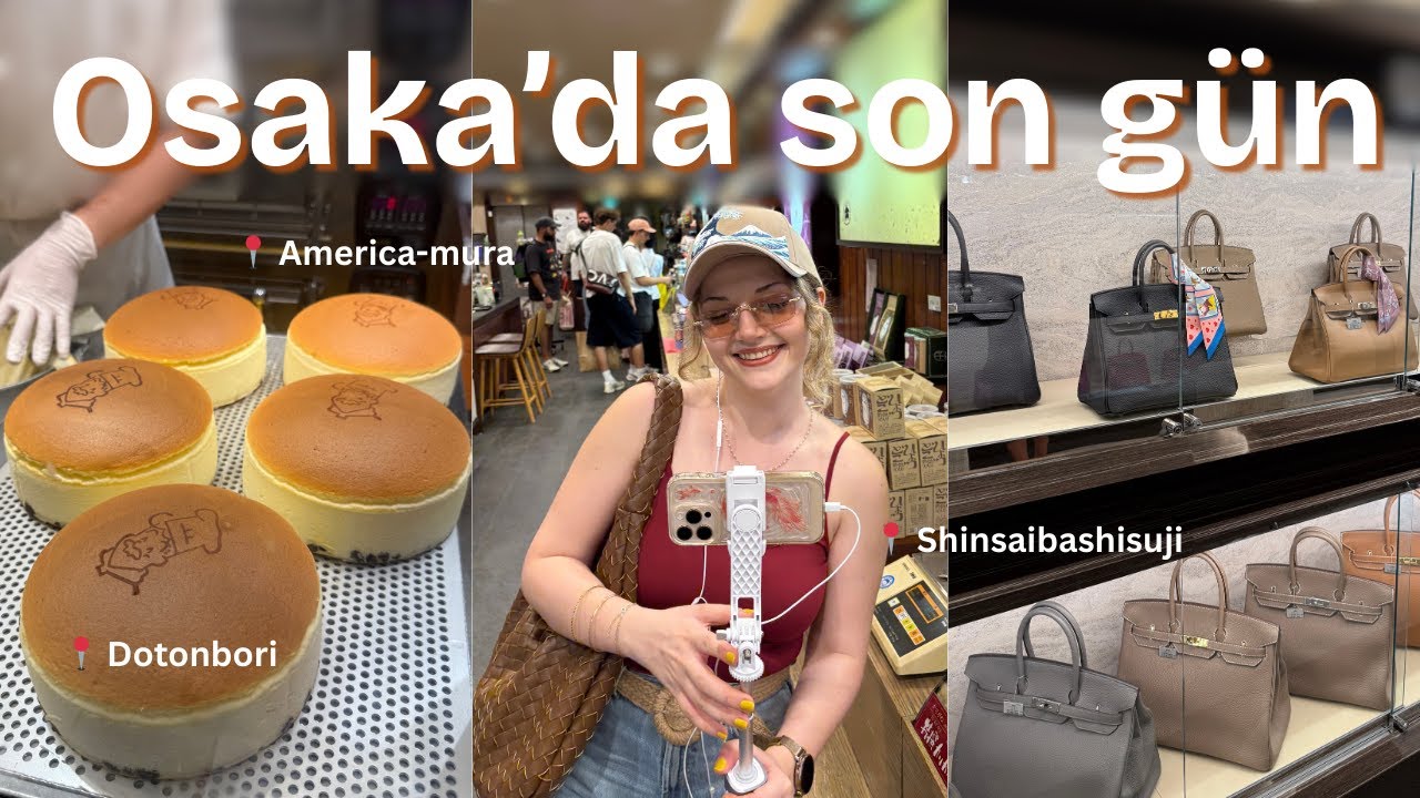 Osaka'da son gün: America-mura, Japon cheesecake, 2. el alışveriş, ve bol bol mağaza turu 🛍️🍰