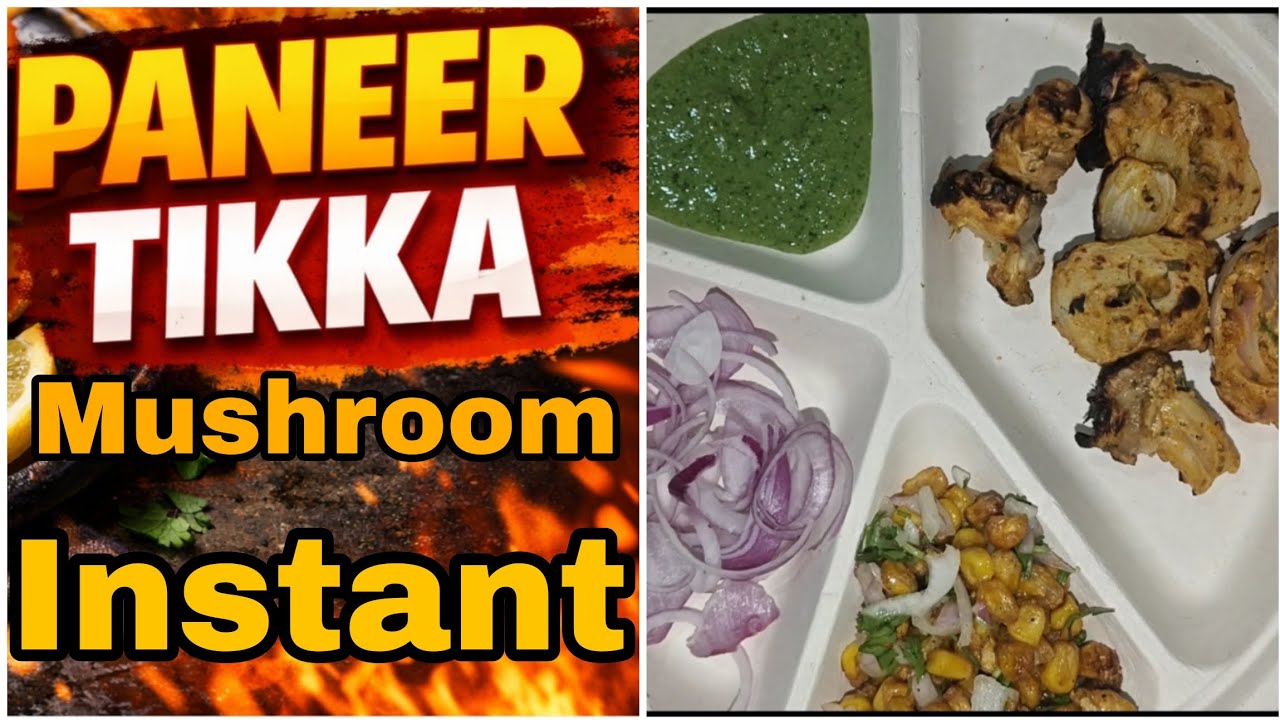 Instant Paneer & Mushroom Tikka | No Marination | Diksha’z Kitchen
