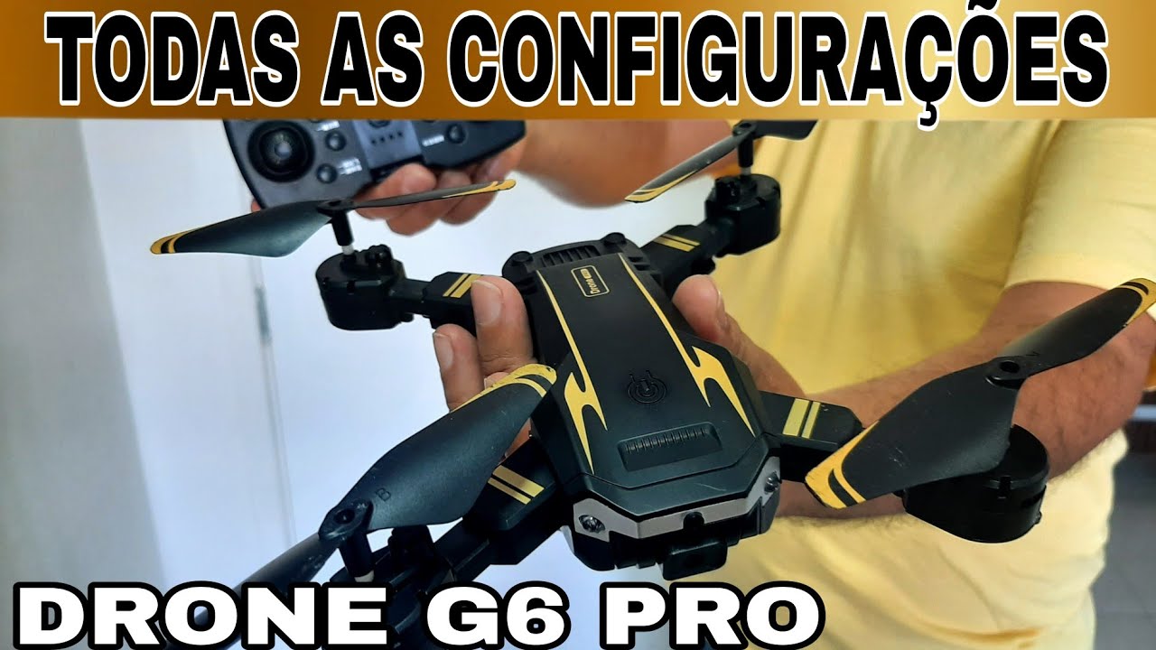 Todas as Configurações Para Vôo e Funcionamento de Todos os Comandos do Rádio do Drone G6 Pro