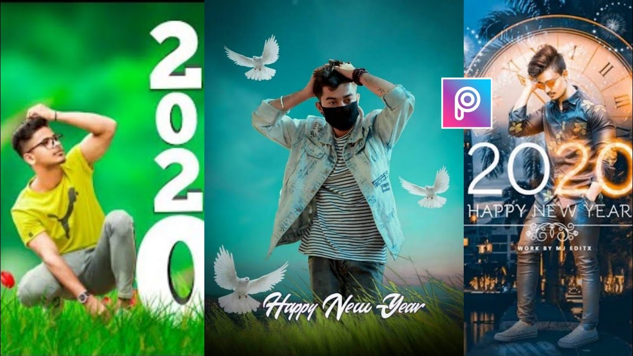 Happy New Year 2020 Photo Editing, PicsArt Photo Editing Tutorial 2020