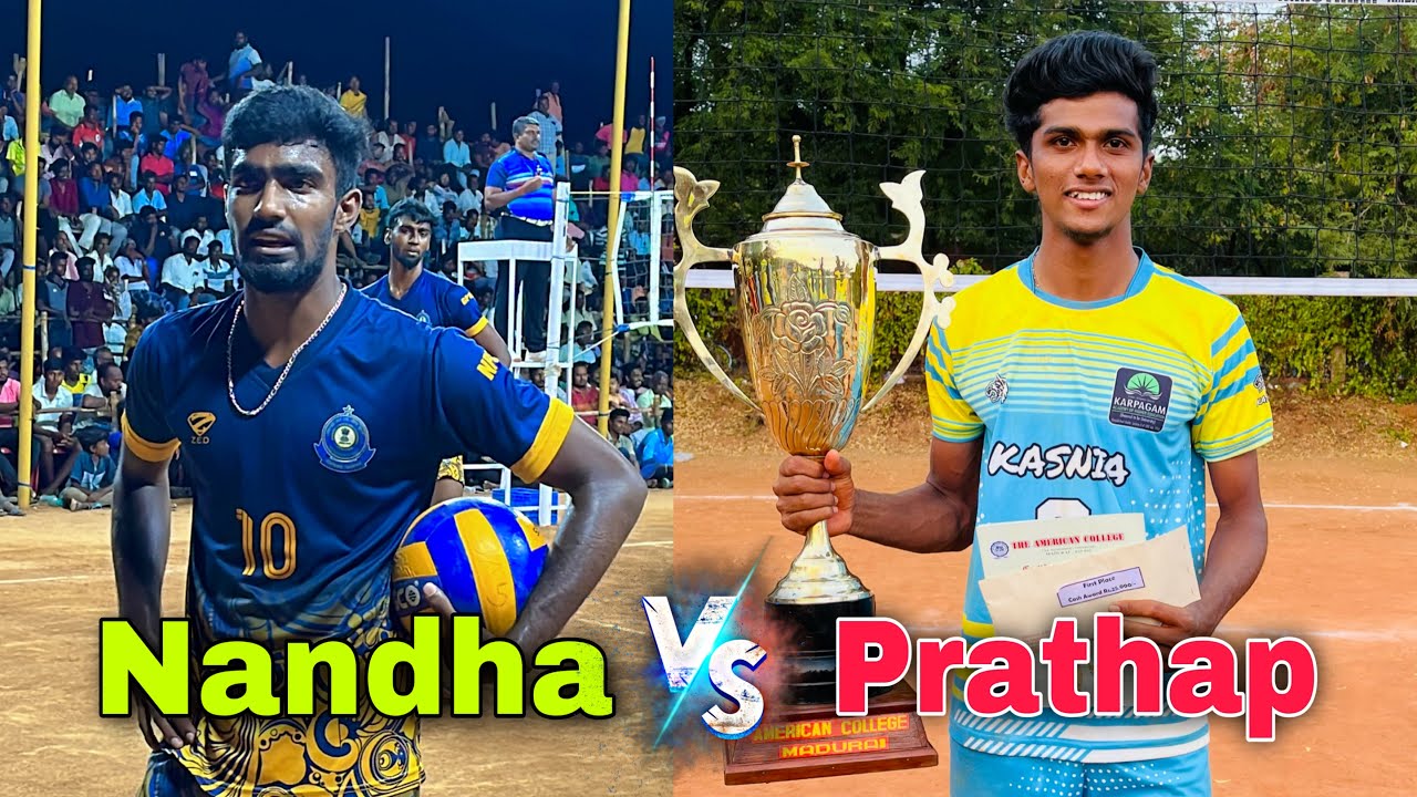 Final Set 👌 Nandha Vs Prathap 🔥 Fire Match | Karpagam University | Thoothukudi Match