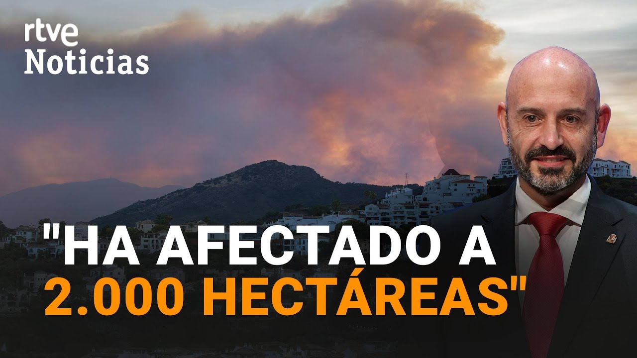 INCENDIO SIERRA BERMEJA: 3 BOMBEROS HERIDOS y MÁS DE 2.500 VECINOS DESALOJADOS | RTVE