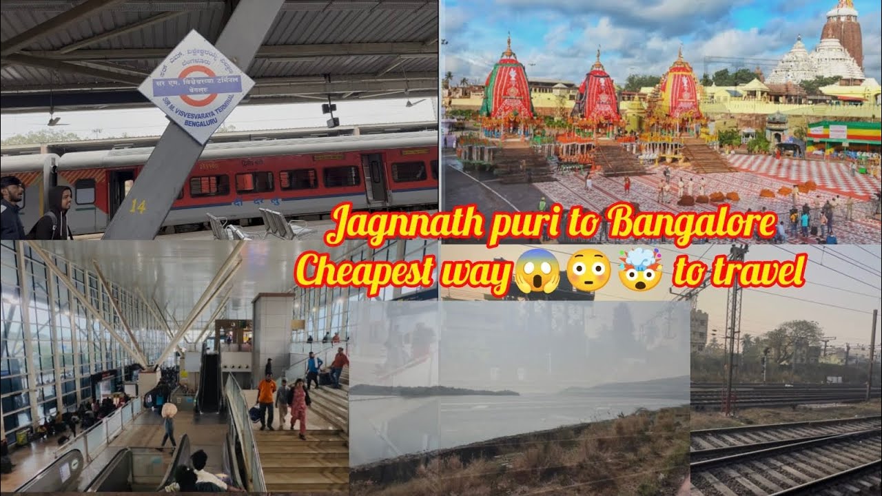 Jagnnath Puri to Bangalore in Just ₹1500? 😱 | Cheapest Travel & Stay Guide 2026 #vlog #travel 