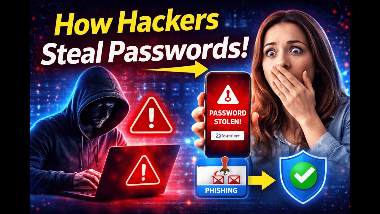 How Hackers Steal Passwords? Common Methods & How to Stay Safe (2026 Guide)