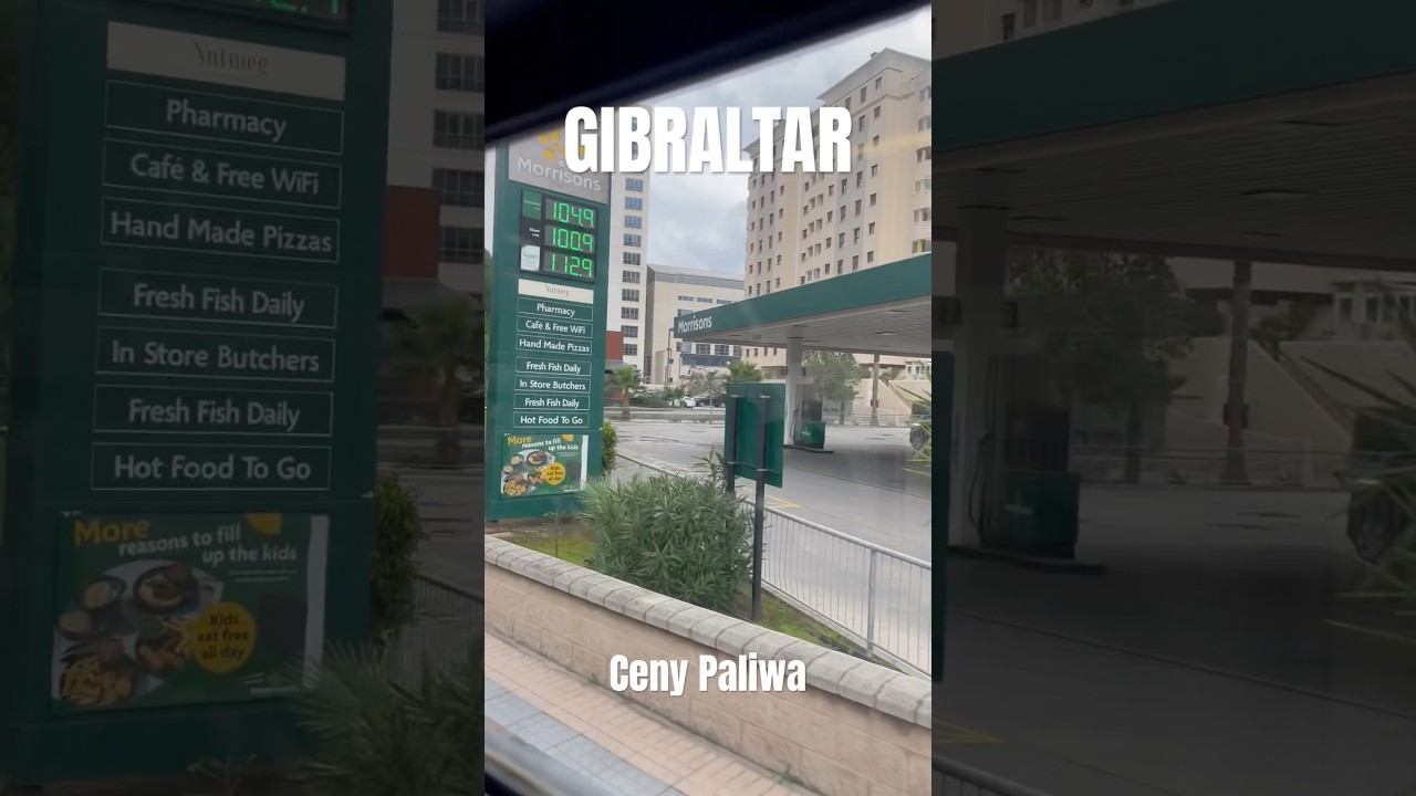 Gibraltar ceny paliwa Grudzień 2024 #gibraltar #ceny #paliwo #kamper