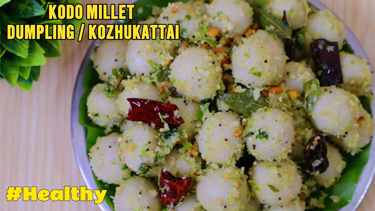 Healthy Millet Kozhukattai/Dumpling | High Fiber | Gluten Free | Diabetic Friendly | Nutritious