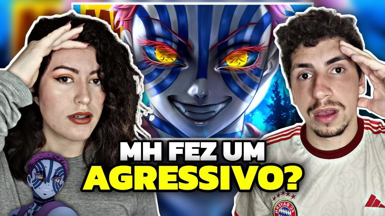 ESSA TRANSIÇÃO KKKK REACT Tipo Akaza 2 🔷 (Demon Slayer) Prod. Sidney | MHRAP