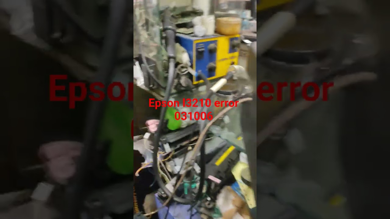Epson L3210 Error code 031006 problem