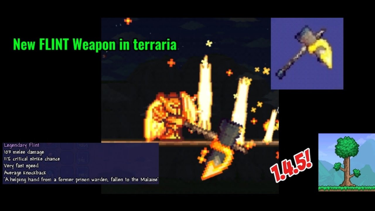 Terraria's NEW weapon | The *FLINT*