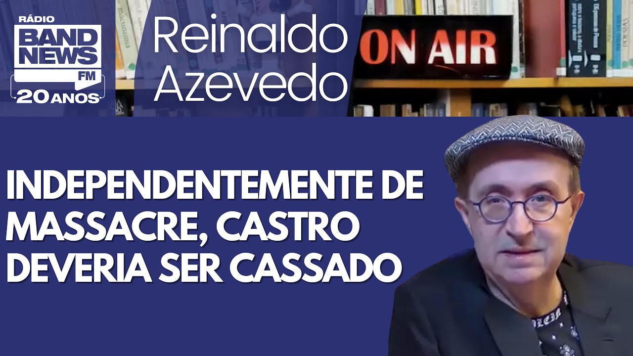 Reinaldo: Há razões para o TSE cassar Cláudio Castro. Será que também ilumina as trevas do massacre?