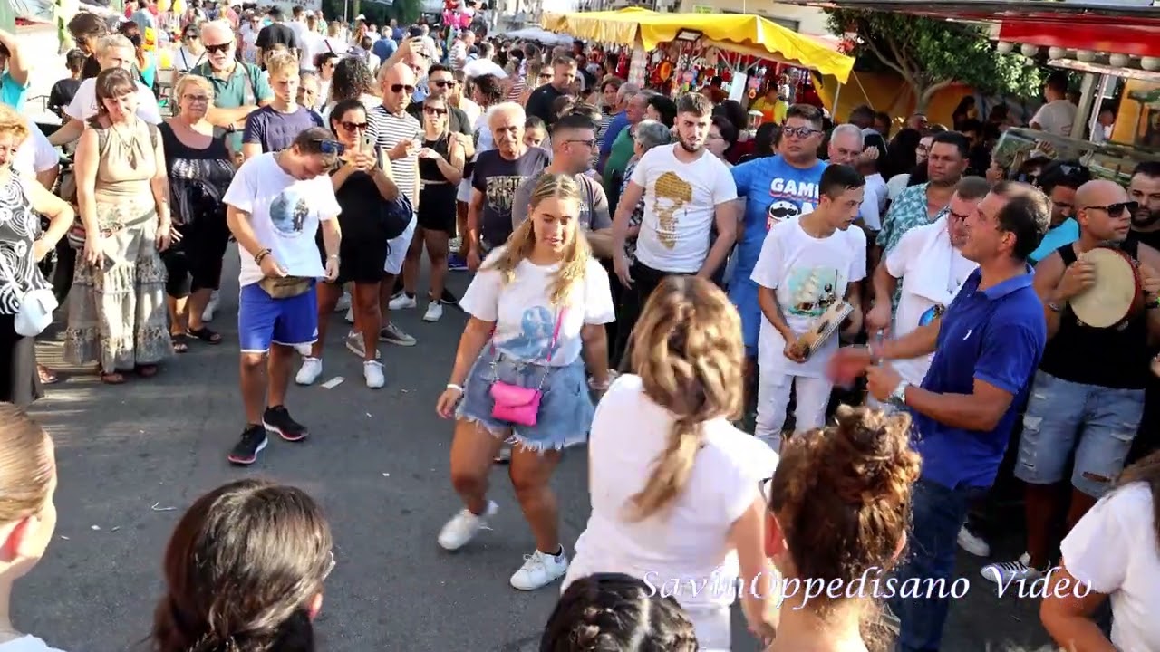 Tarantella a Gioiosa Ionica festa San Rocco 27-08-2023.