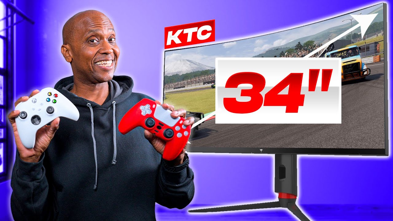 KTC H34S18S 165Hz Curved Monitor With G-Sync and Freesync