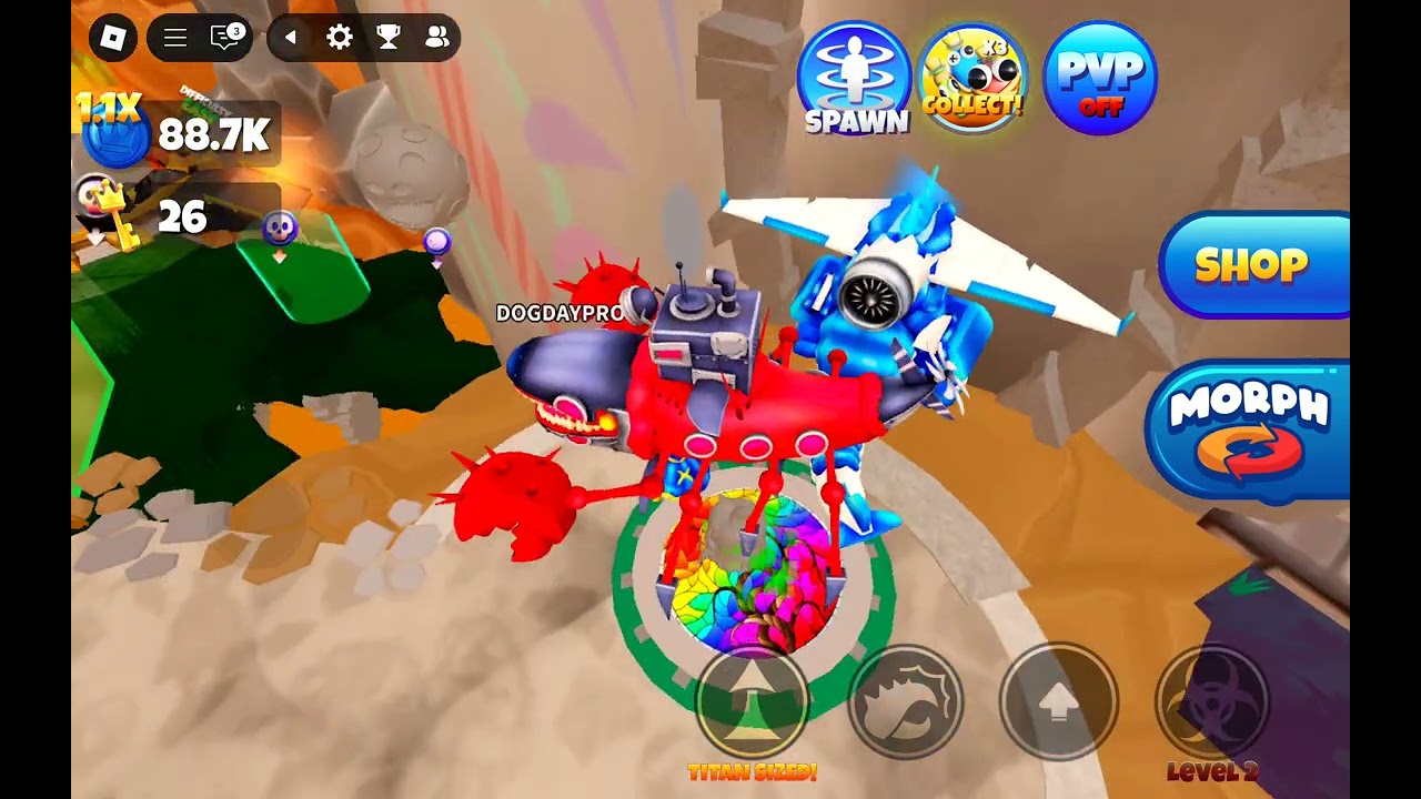 White puppy playing vampire mansion in roblox with brown puppy  part 2