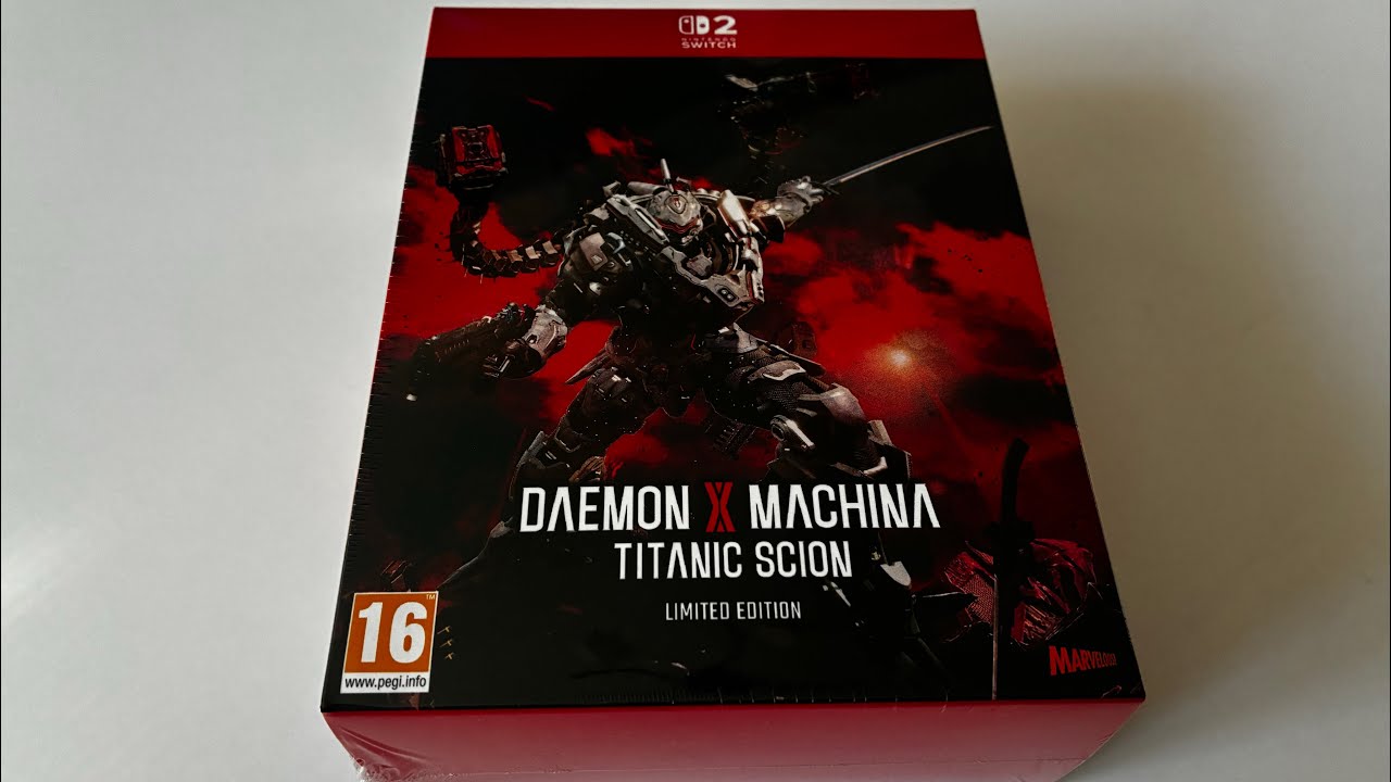 Daemon X Machina: Titanic Scion Limited Edition Switch 2 Unboxing 