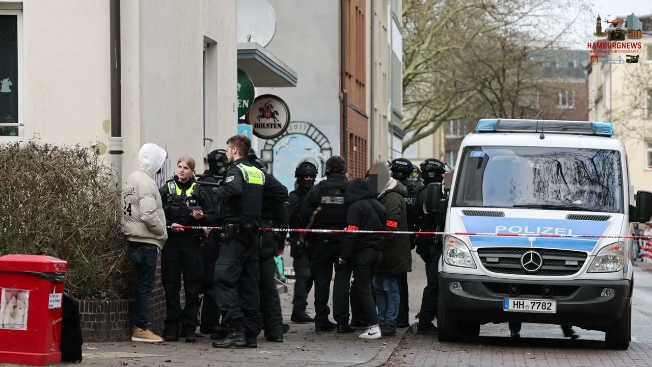 Hamburg Harburg - Bedrohung mit Schusswaffe