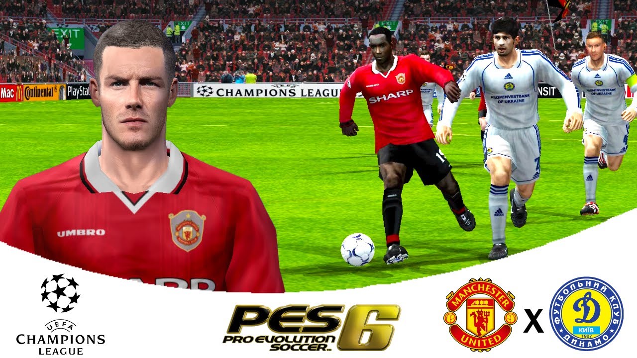 🏆⚽️🎮 MANCHESTER UNITED x DYNAMO KYIV - CHAMPIONS LEAGUE 1999-2000 - PRO EVOLUTION SOCCER 6