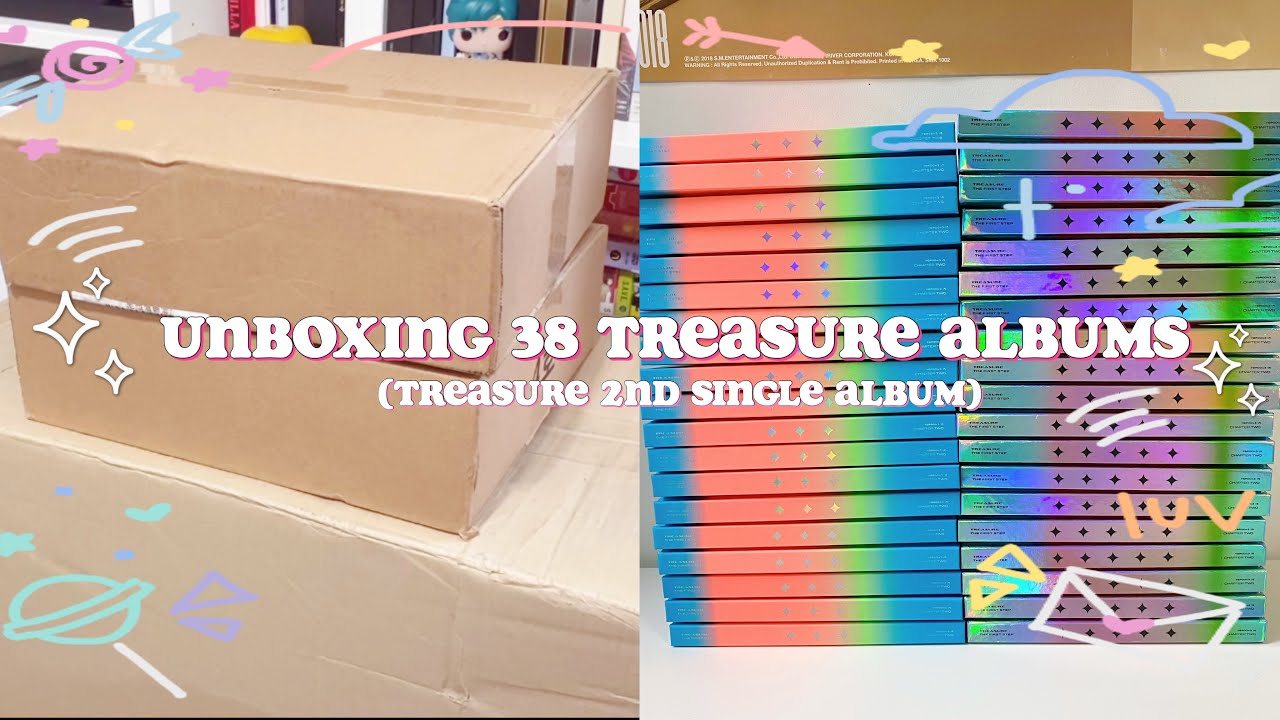 ✨ UNBOXING 38 TREASURE ALBUMS | TREASURE 트레저 2ND SINGLE ALBUM : FIRST STEP CHAPTER TWO✨