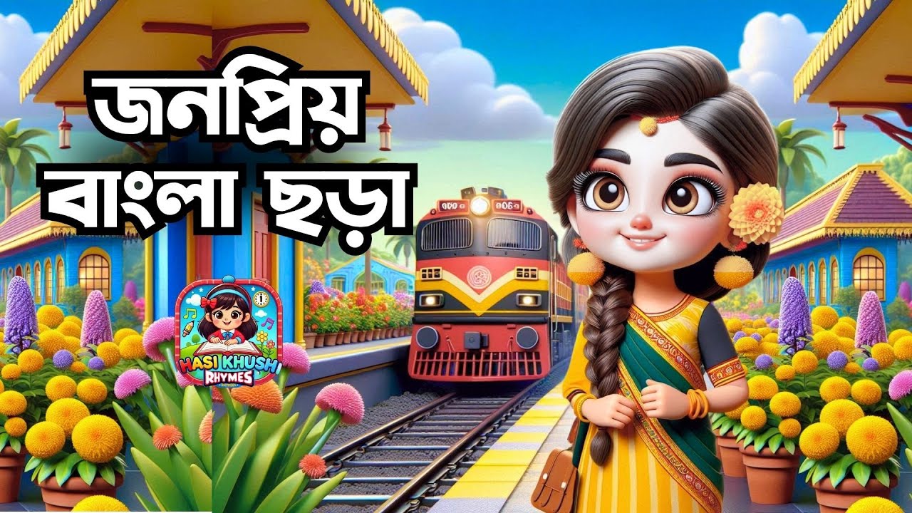 বাংলা ছড়ার মেলা | Bangla Rhymes Collection | Hasi Khushi  Rhymes