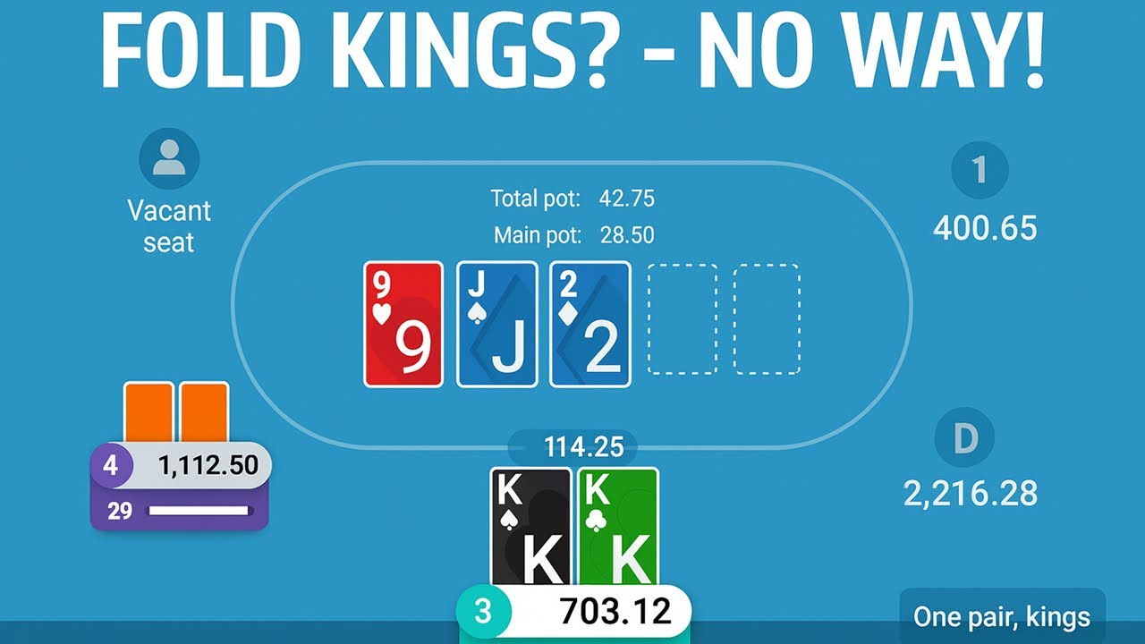 Can YOU Fold Pocket Kings Here? This Spot Had Me TILTED!