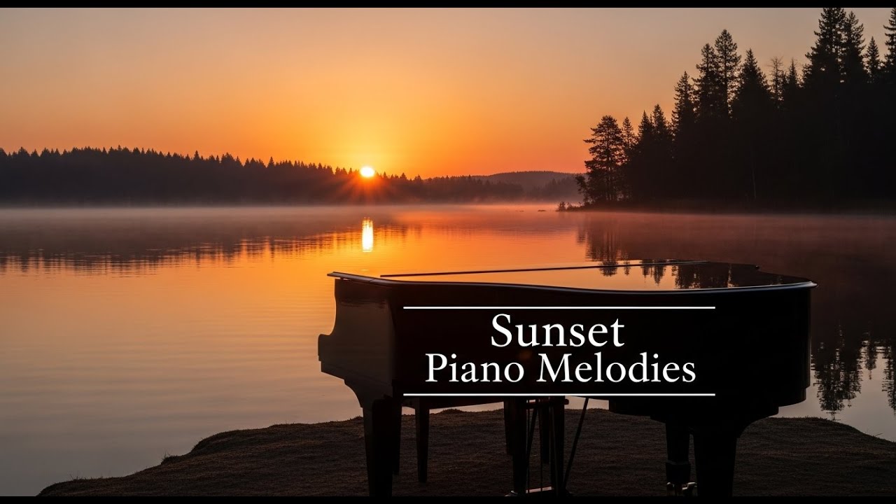 🌅 TOP 50 Best Piano Sunset Collection | Relax • Focus • Heal