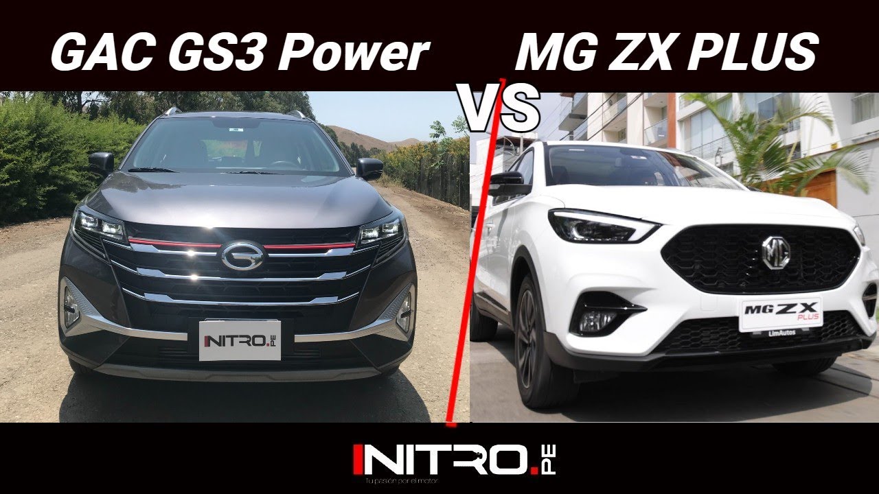 Comparativo GAC GS3 Power vs. MG ZX Plus / &iexcl;Dos SUV compactas chinas con buenas prestaciones!
