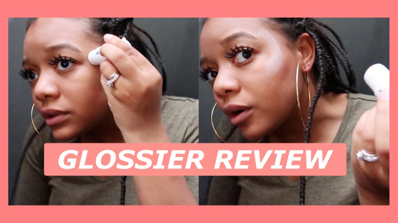 GLOSSIER HALOSCOPE DEW EFFECT REVIEW // TRYING IT ON BROWN SKIN