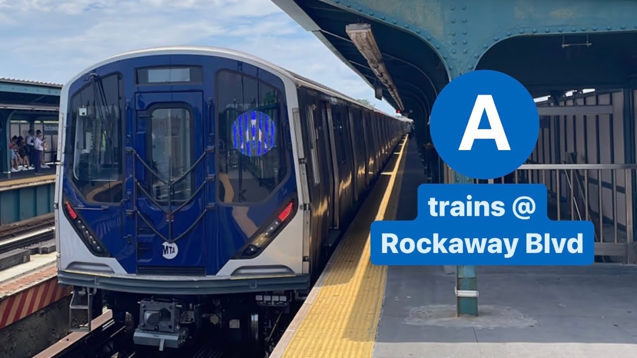 R46/R179/R211A (A) Trains @ Rockaway Boulevard