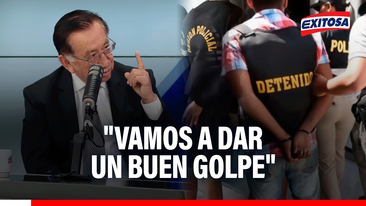 🔴🔵 José Balcázar afirma que está trabajando un plan de seguridad nacional ante ola criminal en Perú
