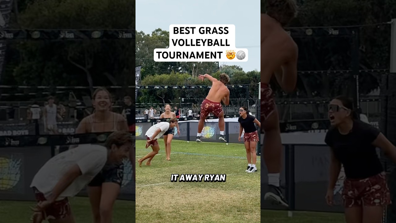 BEST Grass Volleyball Tournament🤯🏐 #volleyball #volleyballworld #volleyballplayer #grassvolleyball
