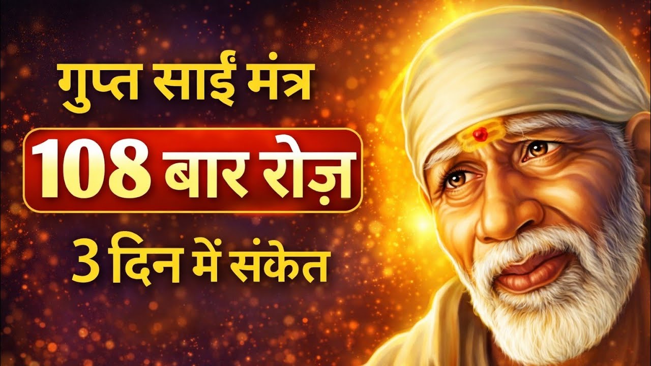 साईं मंत्र को बस चला देने से होती है सारी परेशानी दूर गुप्त साईं मंत्र#saibaba #mantras #saimantra