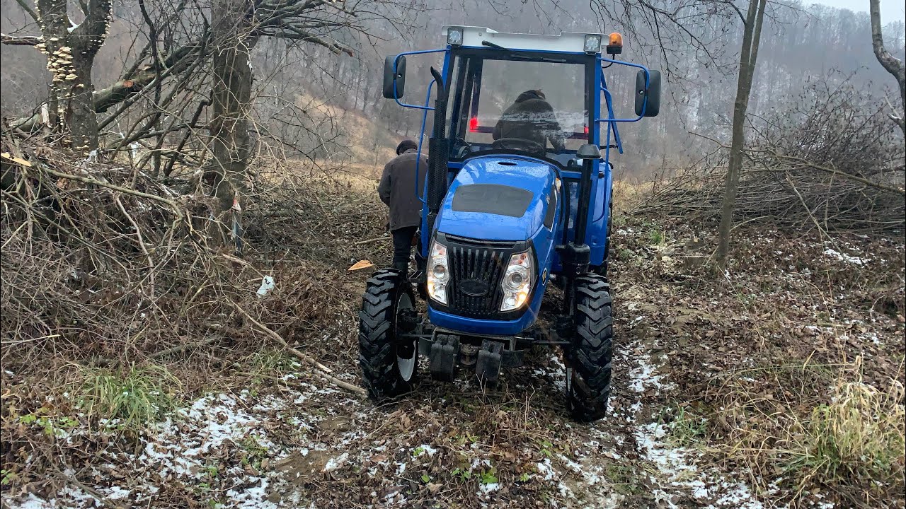 Булат 454 в роботі  Тягнем дрова Буксуємо на ожеледі ..