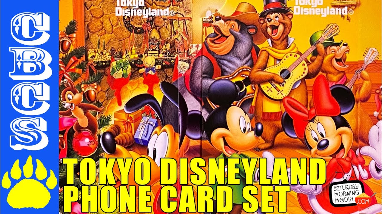 Tokyo Disneyland Christmas Phone Card Set - CBCS #285